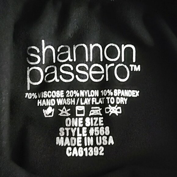 Shannon Passero Women's Black Leggings Tights Tummy Tuck High Waist One Size - Picture 5 of 8